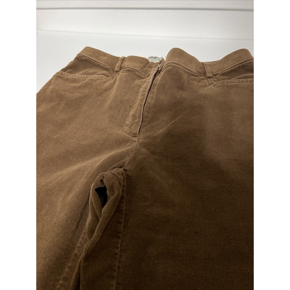 ORVIS Women's Corduroy Pants Brown Size 6 Y2K Straight Leg Q Stretched